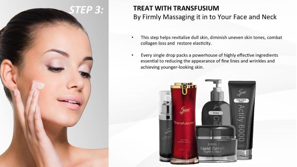 Anti Aging Skin Care Toxic Free Sisel's Skin Care Renewal System Step Three