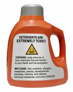Toxic Washing Detergent Potentially Harmful Ingredients