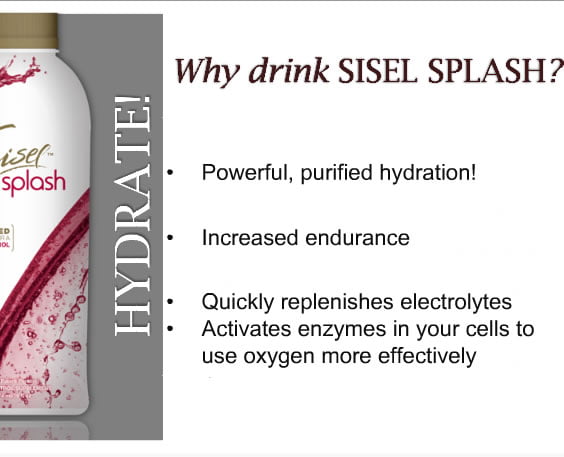 Why drink sisel splash boost energy build mitochondira promote weight loss - A healthy alternative to soft Drinks and health waters that contains sugar or Artificial sweetners