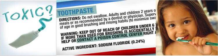 warning label on toothpaste how much is toxic?