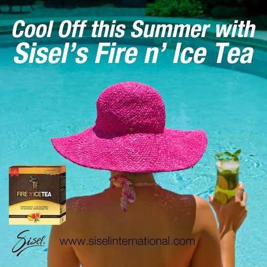 Sweet Alternative to diet-coke and diet soft drink Sisel's FireNIceTea - Served cold tastes like Pomegranate and Mango
