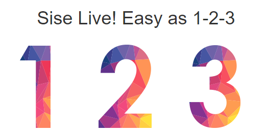 Sisel LIVE as easy as 1, 2, 4