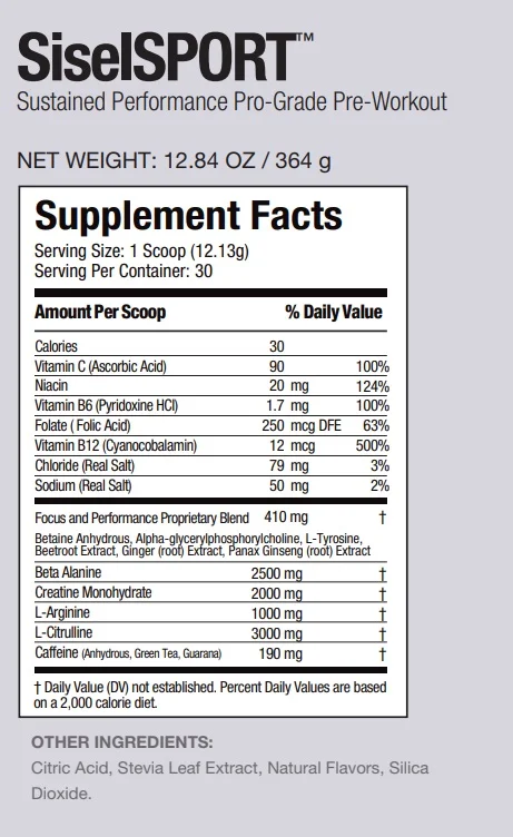 Sisel-SPORT-Product-Label-Ingredients