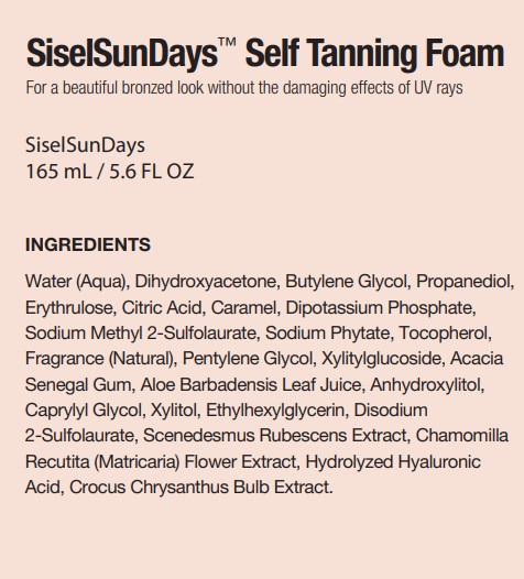 Sisel Sunday Self Tanning Lotion