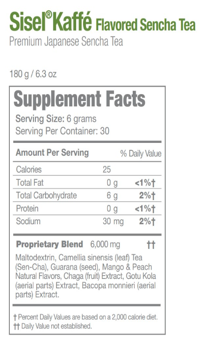 Sisel-Sencha-GreenTea-Product-Factsheet